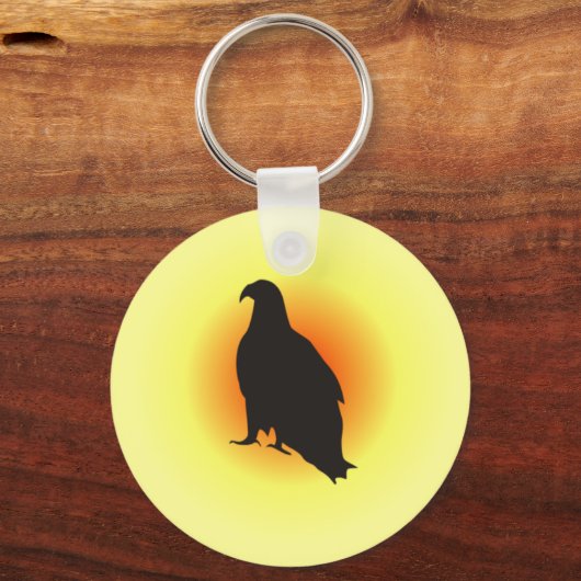 Adler Silhouette Sleutelhanger (Voorkant)