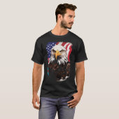 Adler USA Black Background only T-shirt (Voorkant volledig)