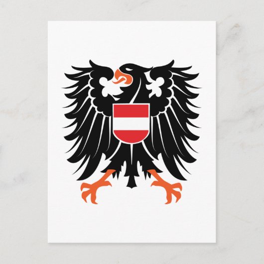 Adler Wappen Österreich eagle crest Austria Briefkaart (Voorkant)