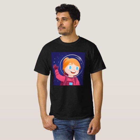 Adley anime t-shirt (Voorkant volledig)