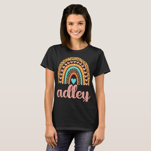 Adley Name Adley Birthday T-shirt (Voorkant volledig)