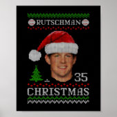 Adley Rutschman Baltimore Honkbal Kerstzweet Poster (Voorkant)