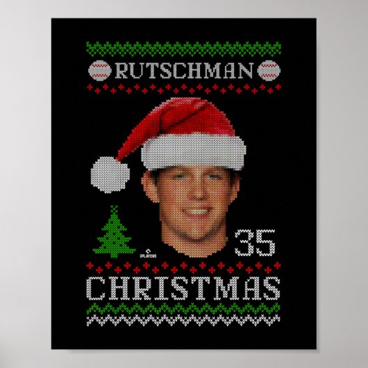 Adley Rutschman Baltimore Honkbal Kerstzweet Poster (Voorkant)