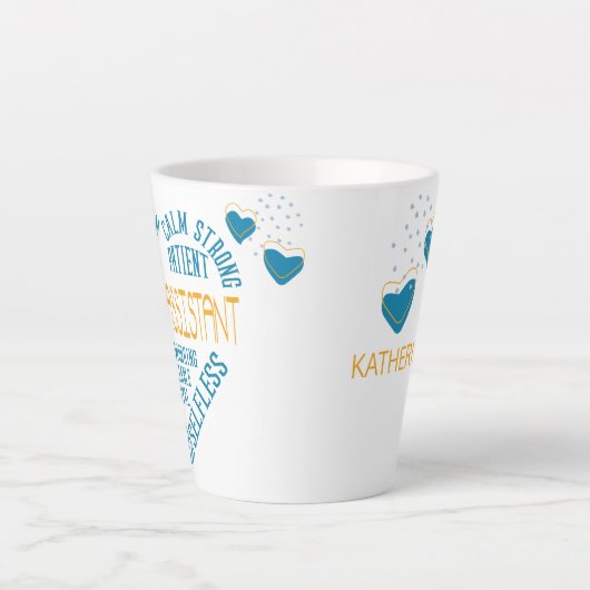 Admin Assistant Appreciation Latte Mok (Voorkant)