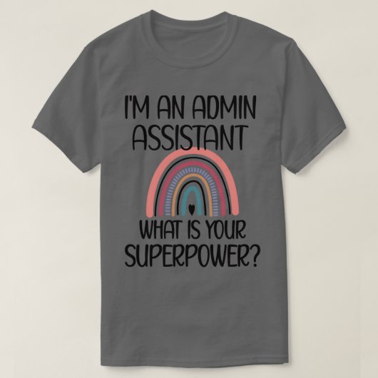 Admin Assistent dag administratief assistent Mam 1 T-shirt (Design voorkant)