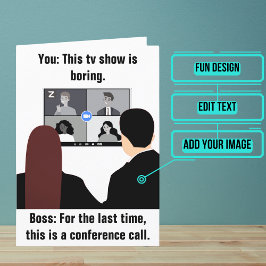 Admin Assistent Grappige Verjaardag Kaart