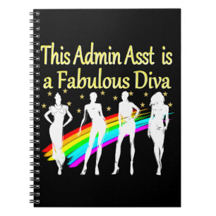 ADMIN ASST IS EEN FANTASTISCHE DIVA NOTITIEBOEK