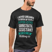Admin-dag van administratief assistent t-shirt (Voorkant)