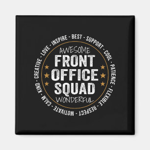 Admin Istant Funny Front Kantoor Squad Schoolperso Magneet
