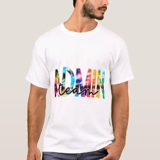 Admin Kantoor Team Terug naar School Matching Grou T-shirt