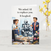 Admin Pro Day - Asked AI to Replace You Kaart (Gele Bloem)