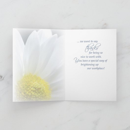 Admin Pro Day Daisies Kaart (Binnen)