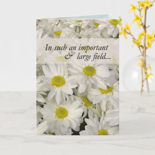 Admin Pro Day Groot veld Kaart (Gele Bloem)