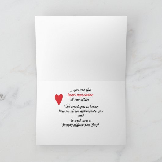 Admin Pro Day Heart van groep Kaart (Binnen)