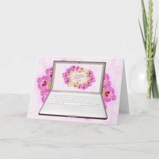 Admin Pro Day Orchids Computer Kaart (Voorkant)