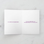 Admin Professionals Dag met Stripes en Telefoon Kaart (Binnen)