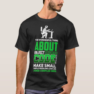 Admin Programmer Linu Binaire de Premie van de Cod T-shirt