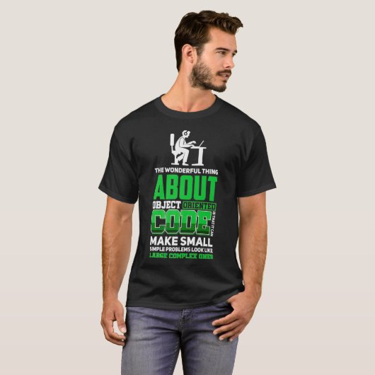 Admin Programmer Linu Binaire de Premie van de Cod T-shirt (Voorkant volledig)