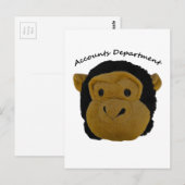 Administratie Mr Trouble Funky en Grappig Briefkaart (Voorkant / Achterkant)