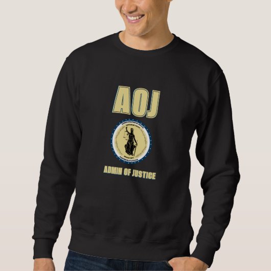 Administratie van Justitie Crewneck Sweatshirt (Voorkant)