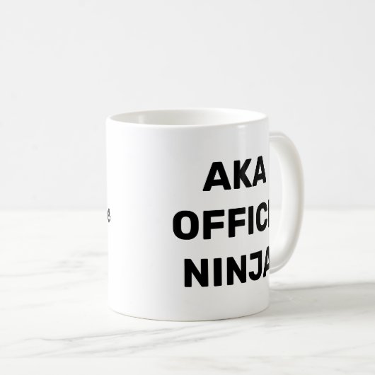 Administratief assistent AKA Kantoor Ninja Funny Koffiemok (Voorkant rechts)