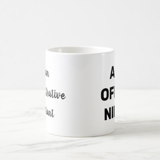 Administratief assistent AKA Kantoor Ninja Funny Koffiemok (Center)