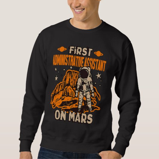 Administratief Assistent Astronaut Trui (Voorkant)