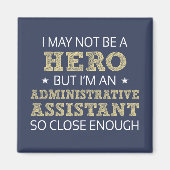 Administratief Assistent Humor Nieuwigheid Magneet (Voorkant)