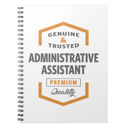 Administratief assistent notitieboek (Voorkant)