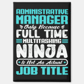 Administratief manager Functietitel Beroepsvaardig Magneet (Voorkant)