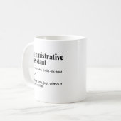 Administratief medewerker, Kantoor-beheerder Koffiemok (Voorkant links)