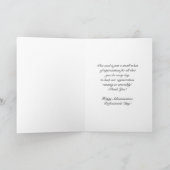 Administratief Professioneel Dag-Roze Bloemen Kaart (Binnen)