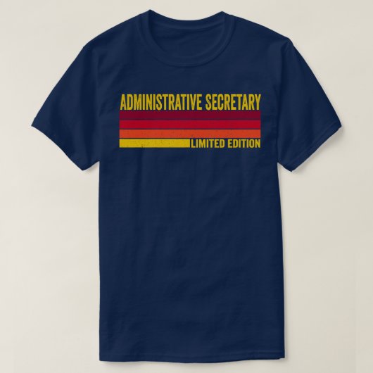 Administratief secretaris t-shirt (Design voorkant)