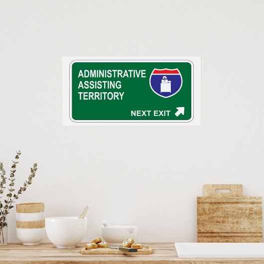 Administratieve assistentie Volgende afsluiten Poster (Keuken)