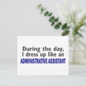ADMINISTRATIEVE BIJSTANDER gedurende de dag Briefkaart (Staand voorkant)