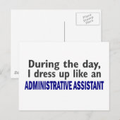 ADMINISTRATIEVE BIJSTANDER gedurende de dag Briefkaart (Voorkant / Achterkant)