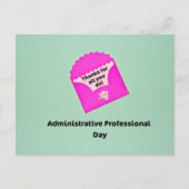 Administratieve dag van de Beroeps Briefkaart (Voorkant)