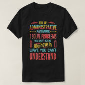 Administratieve dag van de Beroeps T-shirt (Design voorkant)