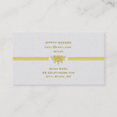 Administratieve diensten, DA-Kantoor, Justitie log Visitekaartje (Achterkant)