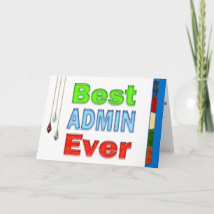 Administratieve professionals Dag Beste Admin ooit Kaart