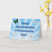 Administratieve professionals Dag Beste Admin ooit Kaart (Gele Bloem)