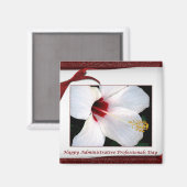 Administratieve Professionals Dag Floral Magneet (Voorkant / Achterkant)