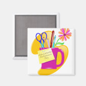 Administratieve Professionals Dag Ontwerp Magneet (Voorkant / Achterkant)
