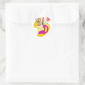 Administratieve Professionals Dag Ontwerp Ronde Sticker (Tas)