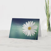 Administratieve Professionals Dag Witte Daisy Kaart (Voorkant)