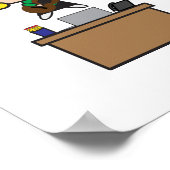 Administratieve professionals Funny Personaliseren Poster (Hoek)