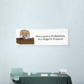 Administratieve professionals Geweldige honden Spandoek (Beurs)