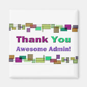 Administratieve Professionals Gifts Geweldige Admi Magneet (Voorkant)