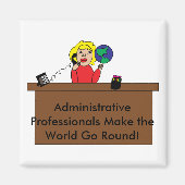Administratieve professionals World Magnet (Voorkant)