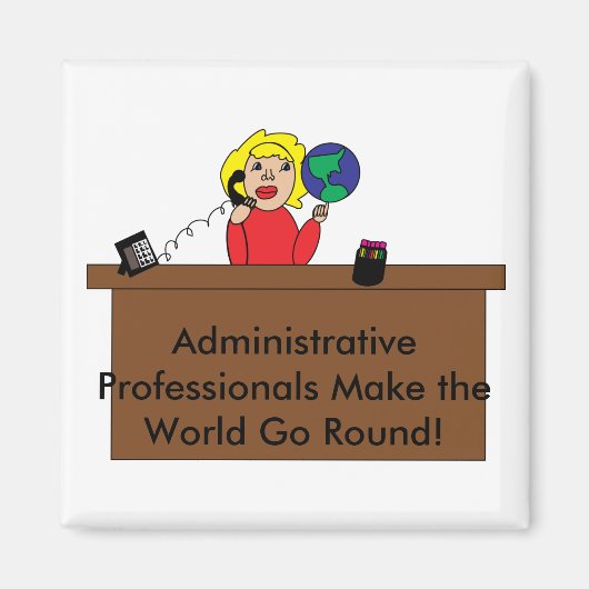 Administratieve professionals World Magnet (Voorkant)